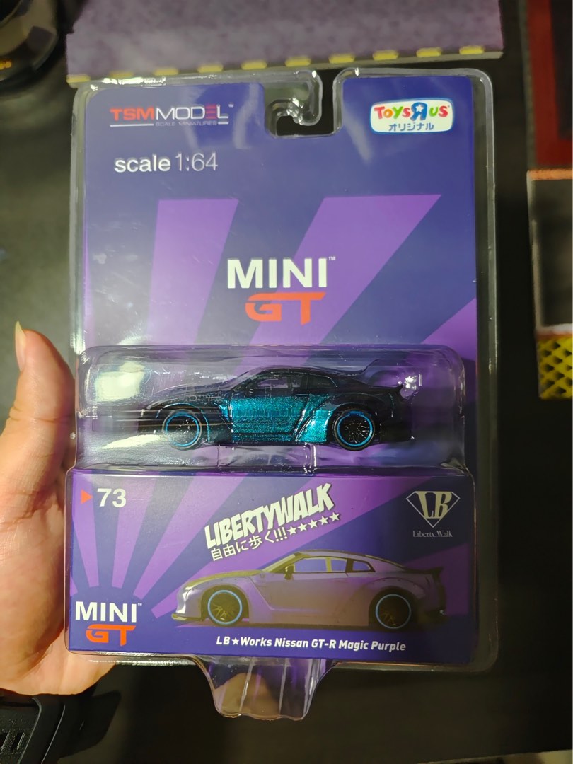 MINIGT LBWorks GT-R Magic Purple 73