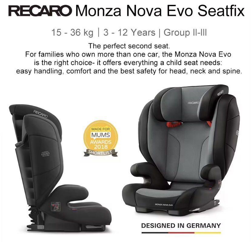 Recaro monza nova evo seatfix Babies Kids Going Out Car Seats