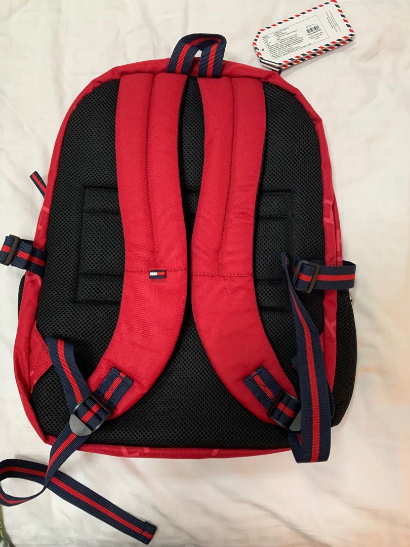 Red tommy clearance backpack