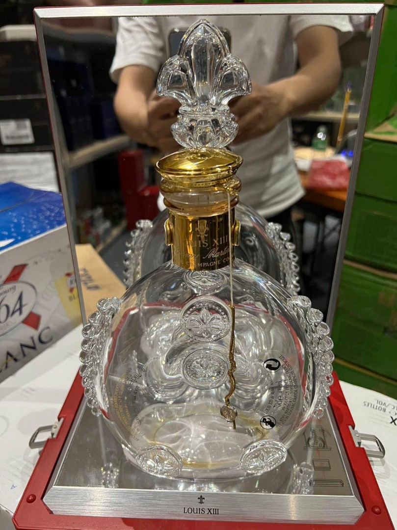 REMY MARTIN LOUIS XIII EMPTY Cognac Baccarat Crystal Bottle