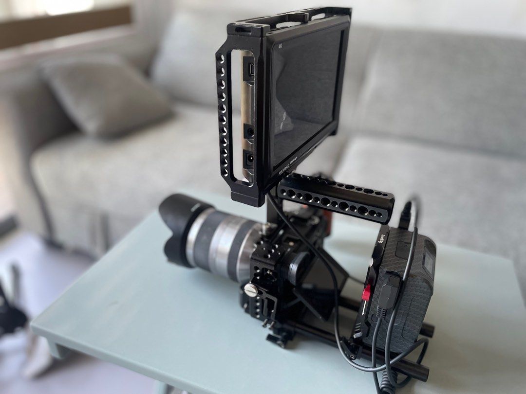 RENT: Sony 6500 Camera Rig, Photography, Video Cameras on Carousell
