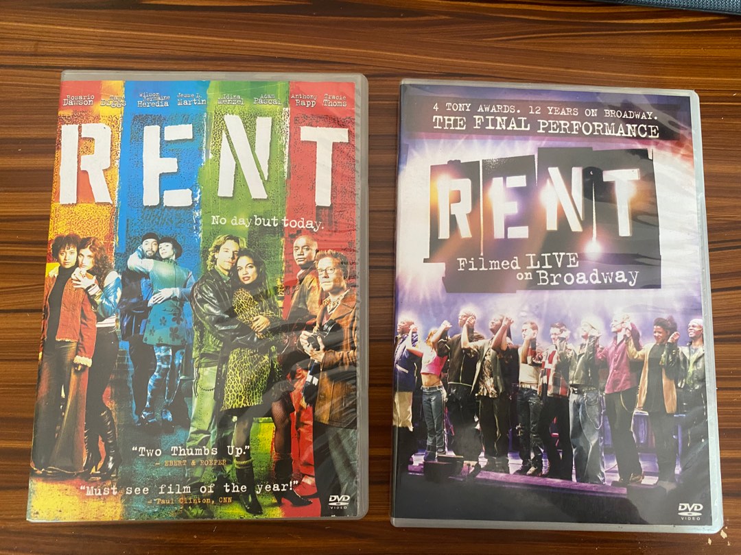 Rent the Musical DVD Broadway and Movie version (Bundle), Hobbies & Toys, Music & Media, CDs