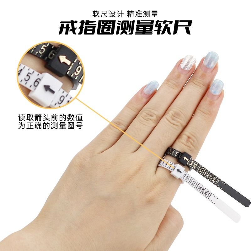 Ring Ruler Measurer Finger Coil Ring Sizing Tool JapanSize Korea Size ...