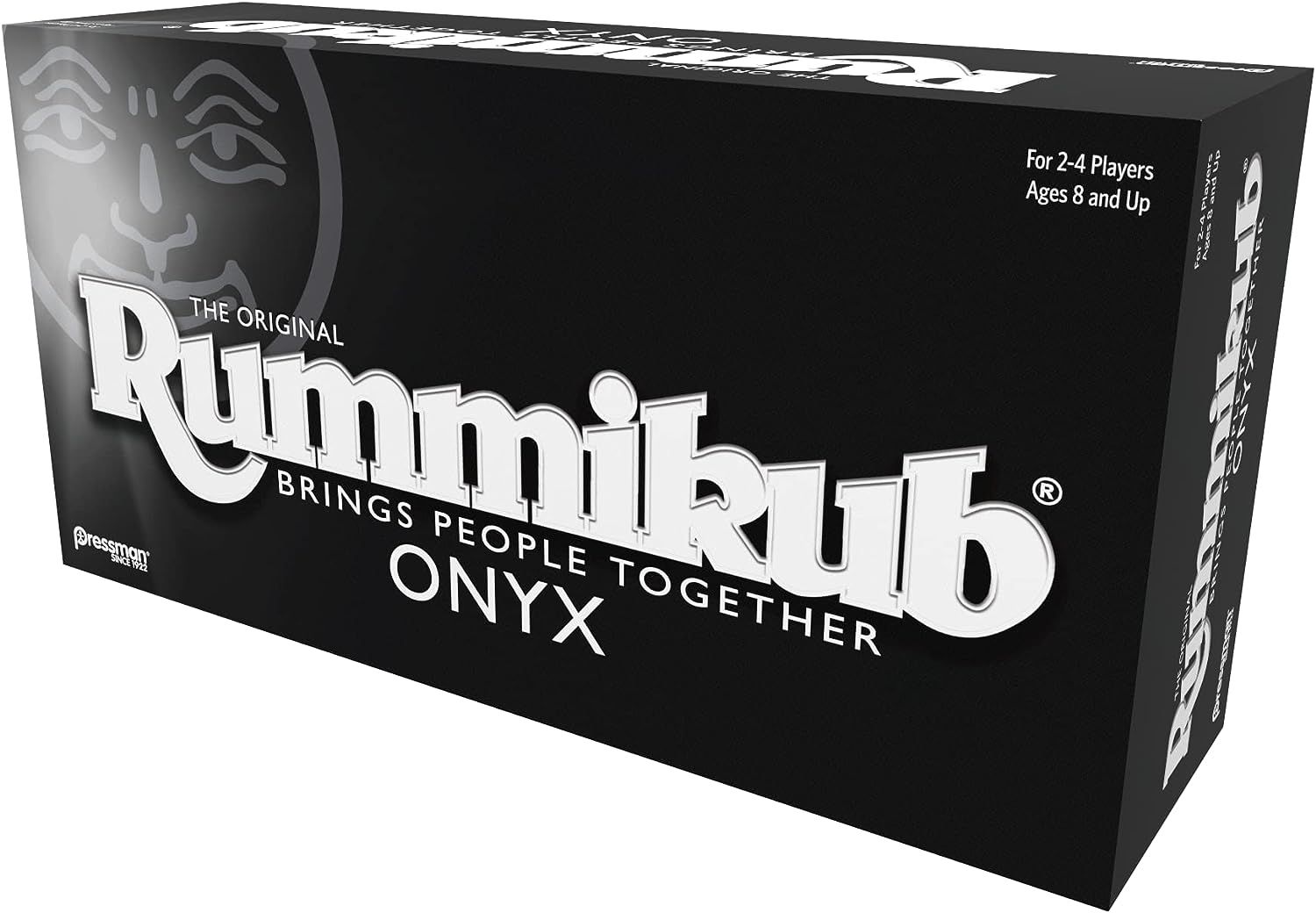 Rummikub Onyx Edition Sophisticated Set with Unique Black Rummikub Tiles and VibrantlyColored