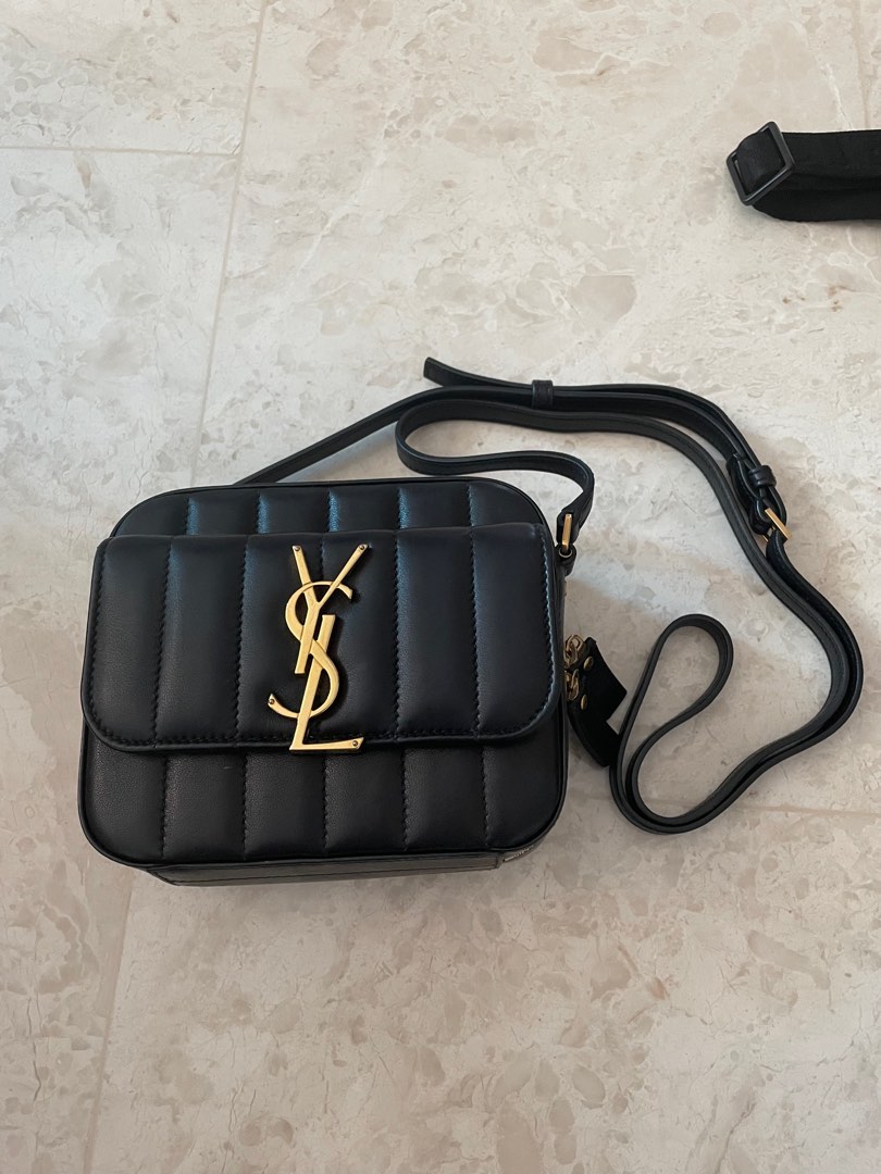 Saint Laurent YSL Lou Camera Bag (Nude), Luxury, Bags & Wallets on Carousell