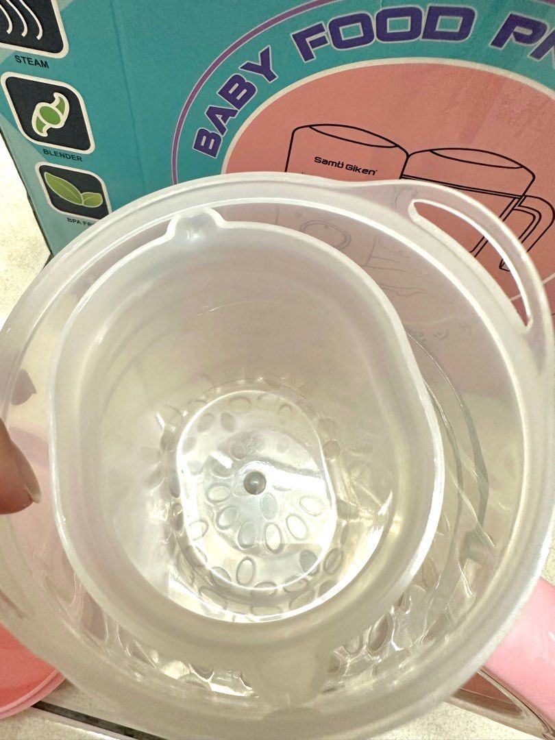Samu Giken Baby Food Processor (Pink) Like New Condition, Babies & Kids