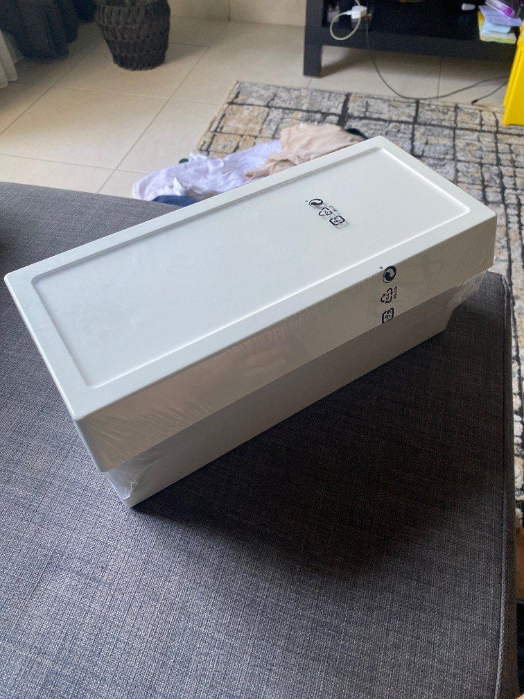 SÄTTING cable management box with lid - IKEA