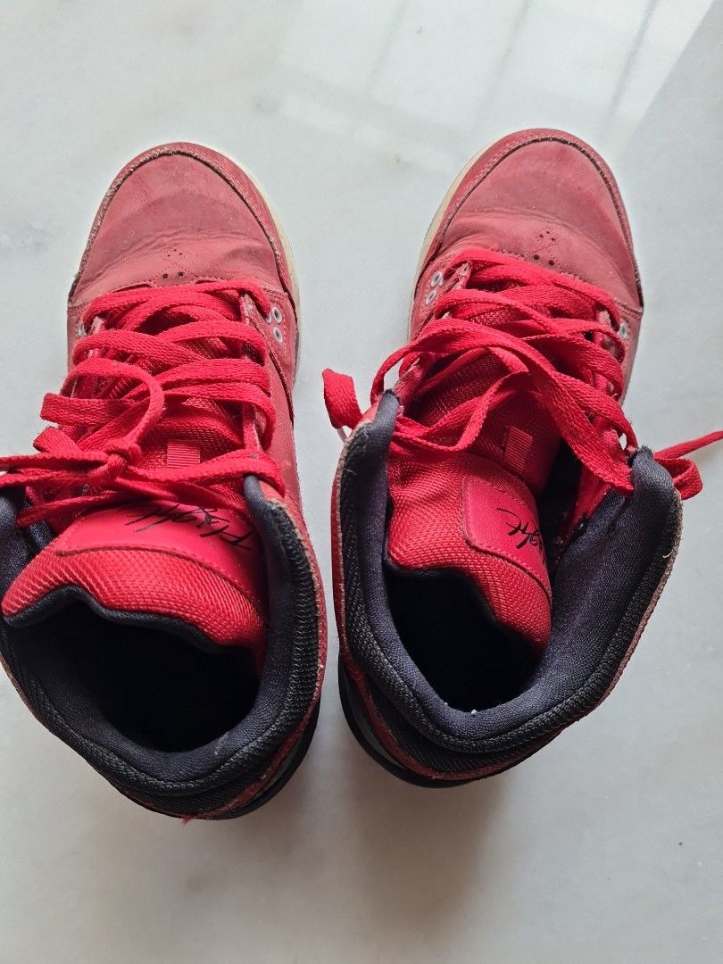 SEPATU BASKET NIKE RED Bayi Anak Baju Anak Laki laki 8 hingga