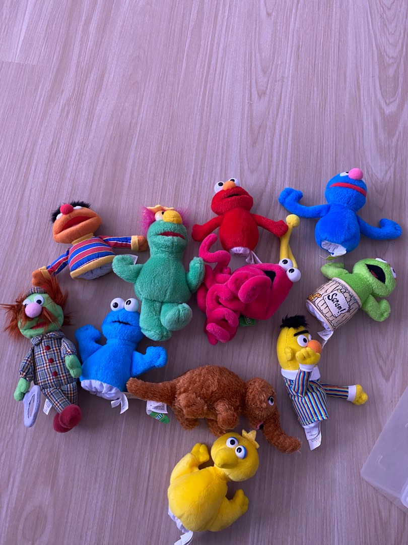 Sesame Street Plush Toys Puppets 1 set Hobbies Toys Toys