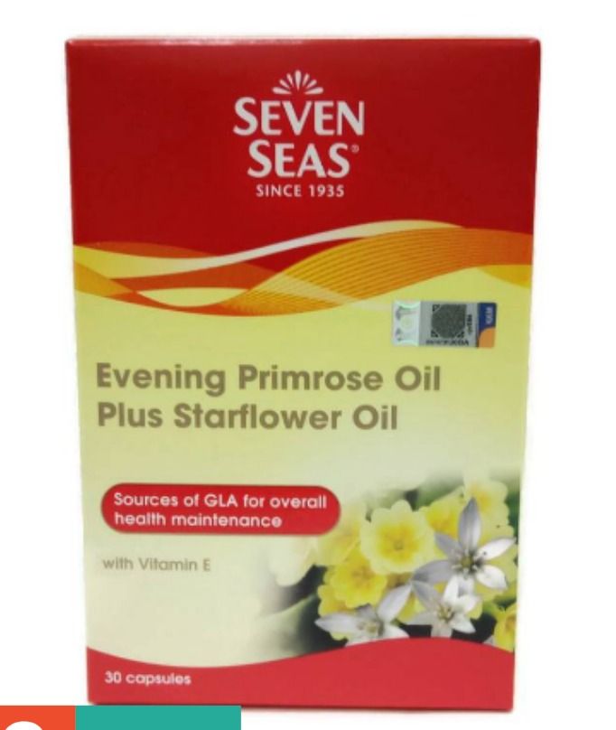 SEVEN SEAS EVENING PRIMROSE OIL PLUS STARFLOWER OIL 1000MG WITH VITAMIN