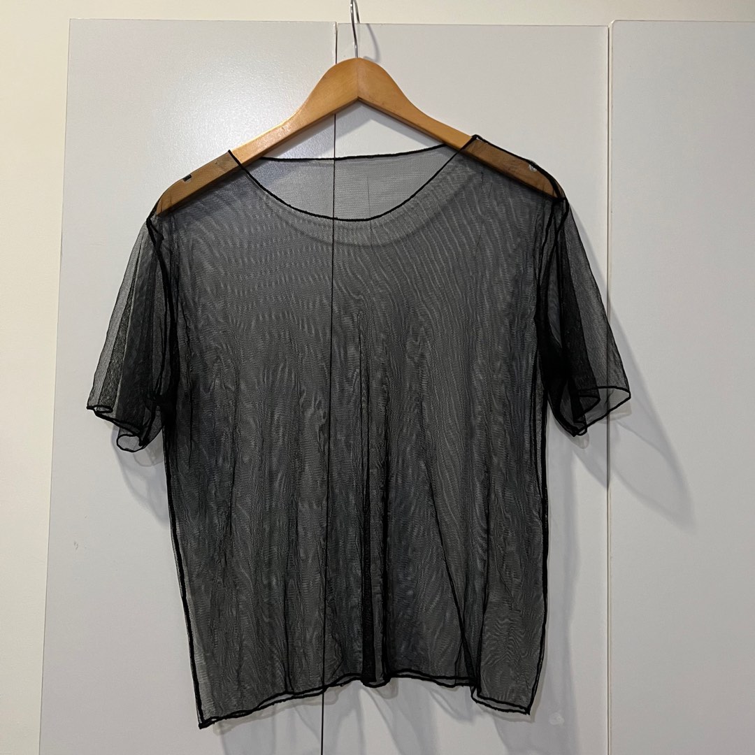 Sheer Top, Women's Fashion, Tops, Other Tops on Carousell