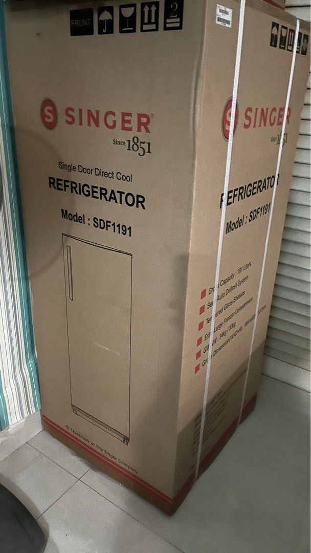 Singer Refrigerator SDF1191, TV & Home Appliances, Kitchen Appliances, Refrigerators & Freezers