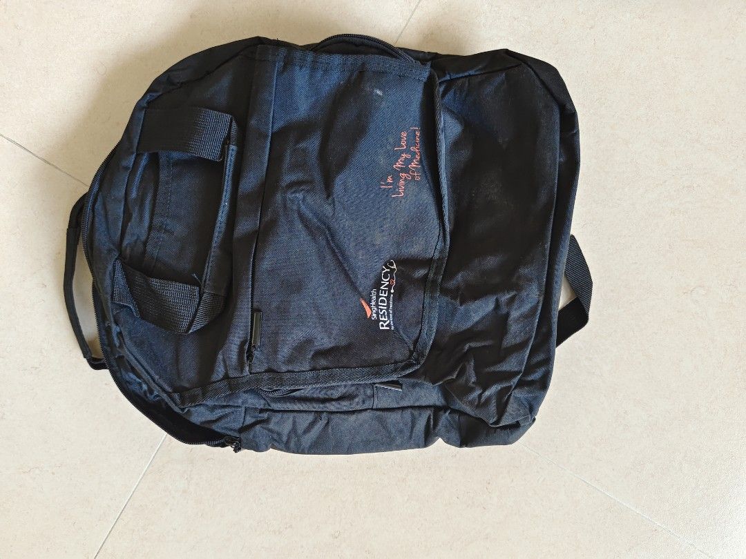 Singhealth residency backpack, Men's Fashion, Bags, Backpacks on Carousell