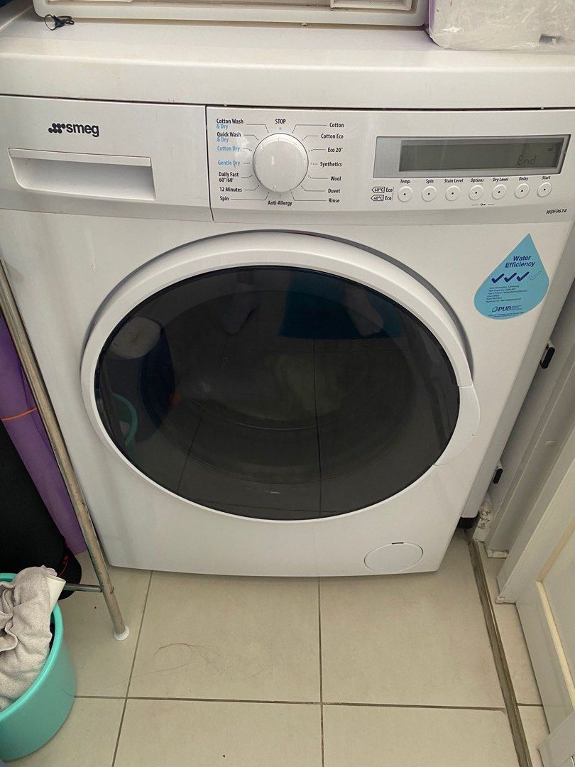 Smeg Washer Dryer in White, TV & Home Appliances, Washing Machines and