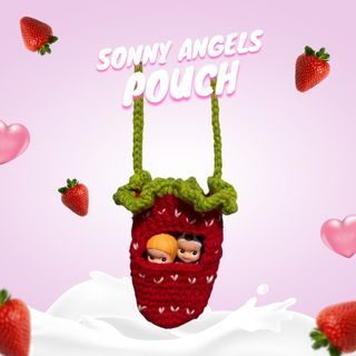 SONNY ANGELS POUCH CUSTOMIZED CROCHET