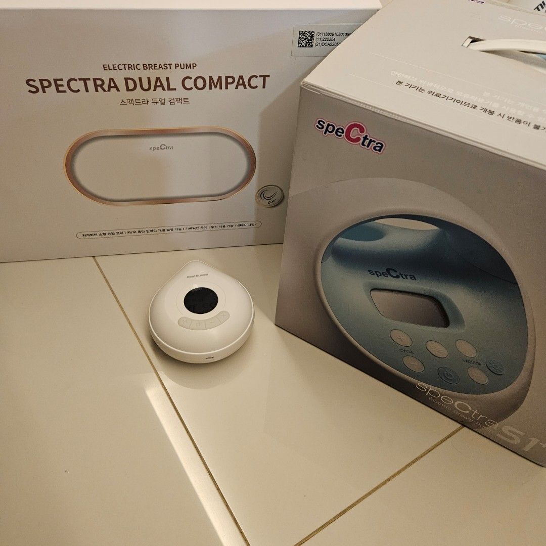 Spectra Dual Compact Breast Pump, Babies & Kids, Nursing & Feeding,  Breastfeeding & Bottle Feeding on Carousell