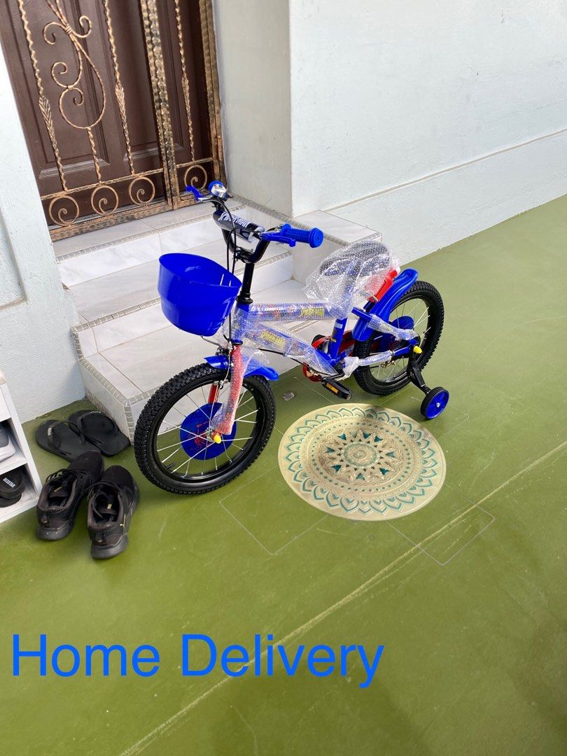 Spiderman Frozen Bikes for Kids 14 16 for kids 3 to 7 years old Ready Stocks