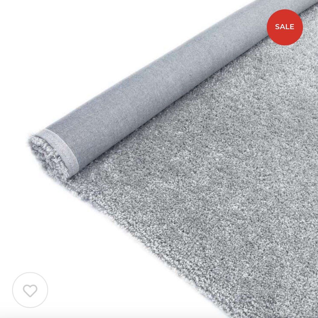 Spotlight KOO Home Masan Curly Shaggy Rug Silver 160 x 230 cm