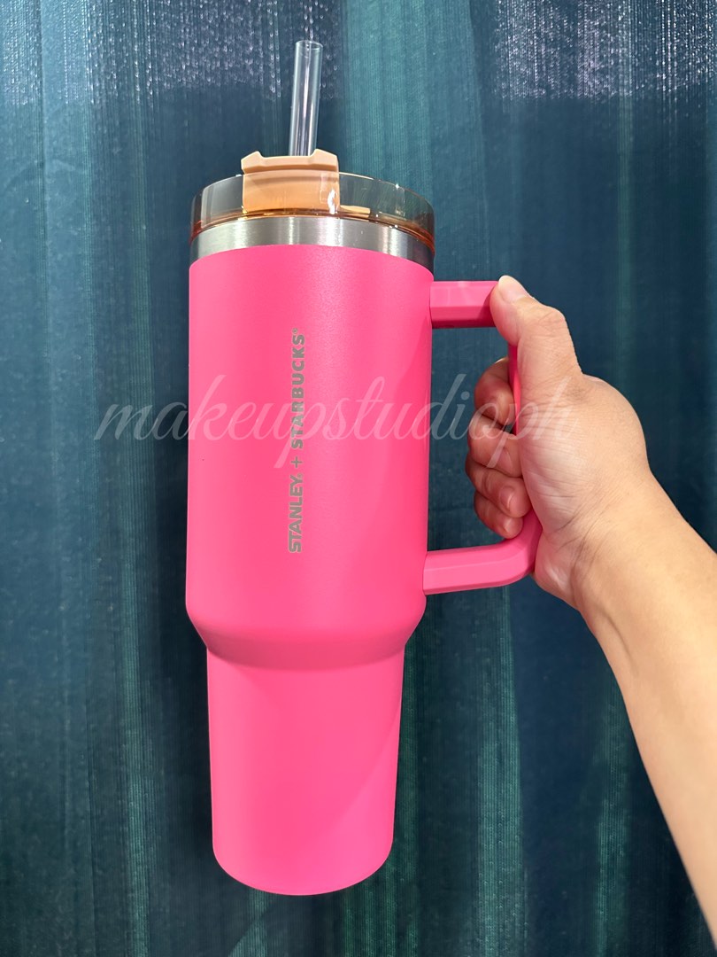 Starbucks Philippine Stanley Set Pink Carnation Blush and Navy Blue, 