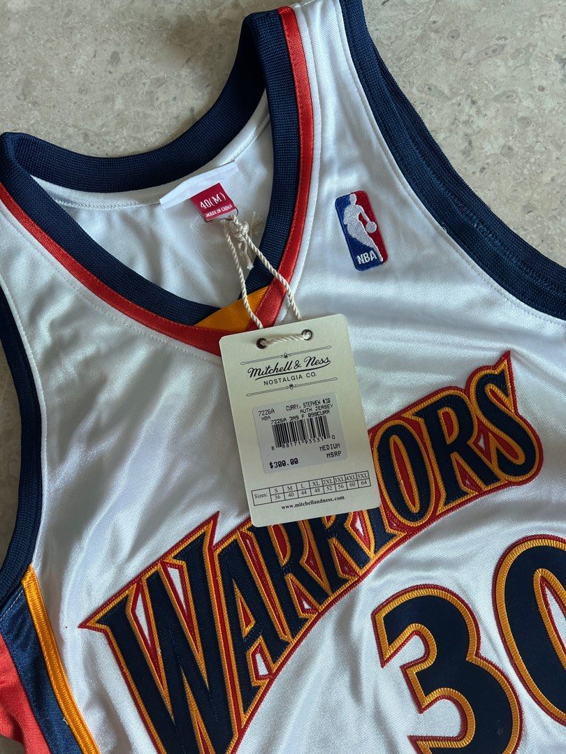 Stephen curry mitchell and ness jersey sales