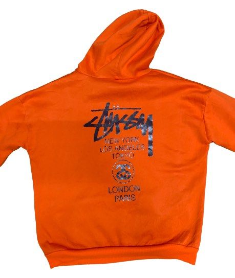 Orange stussy jumper online