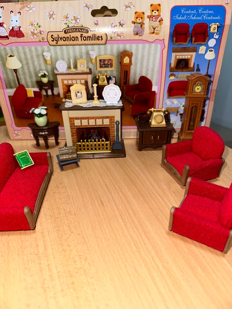 Sylvanian families luxury sales living room set