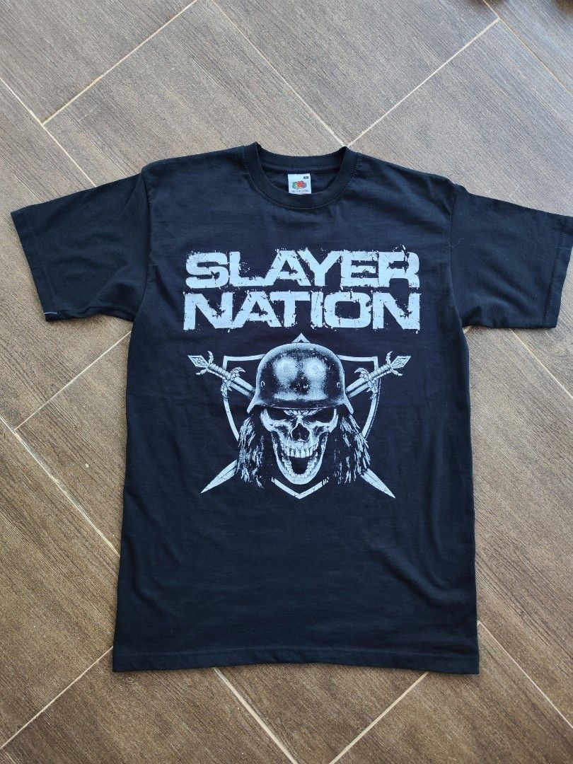 T shirt band Slayer Nation Men s Fashion Tops Sets Tshirts