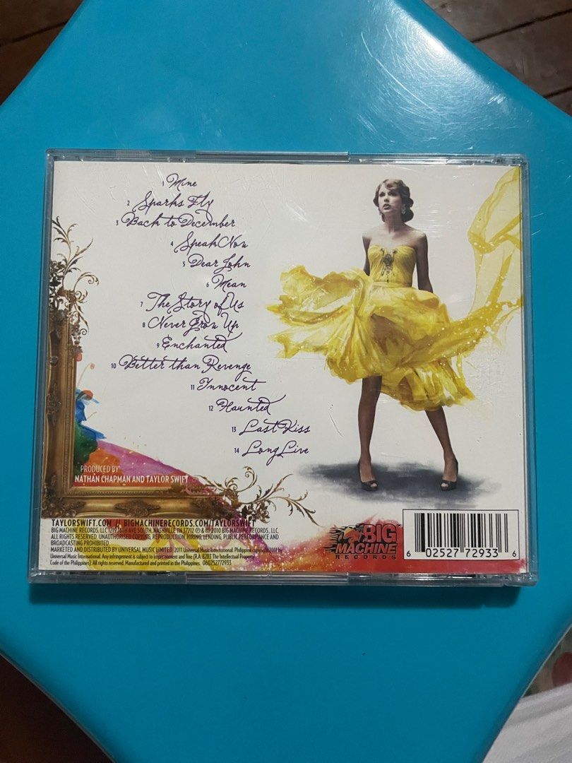 TAYLOR SWIFT (SPEAK NOW KARAOKE) (Category: CDs & DVDs) located in Binan City. Submitted by carleeemaybe (Listing ID 1247504966, Image 2). Description: Can give all 3 karaoke albums (Debut, Fearless, Speak Now) at 1,200 pesos..