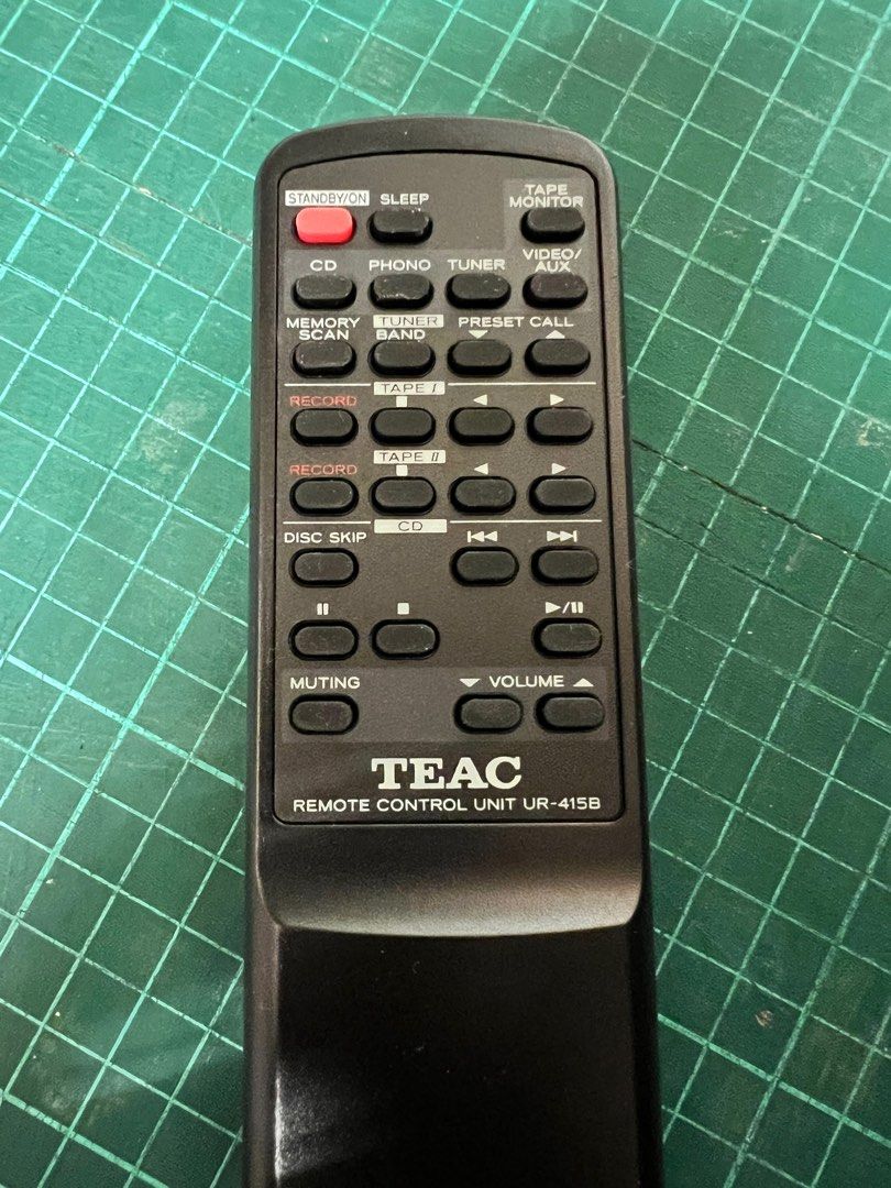 Teac UR-415B remote, 音響器材, 其他音響配件及設備- Carousell
