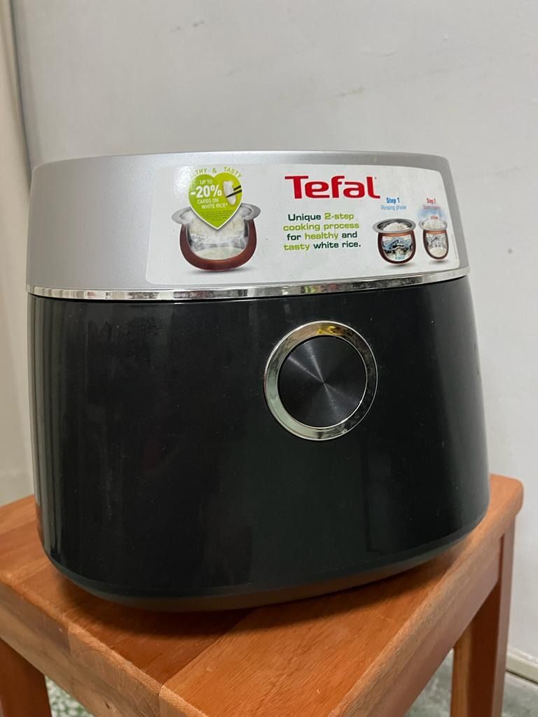 Tefal Rice Cooker Induction Lower GI 1L RK8608, Black, TV & Home