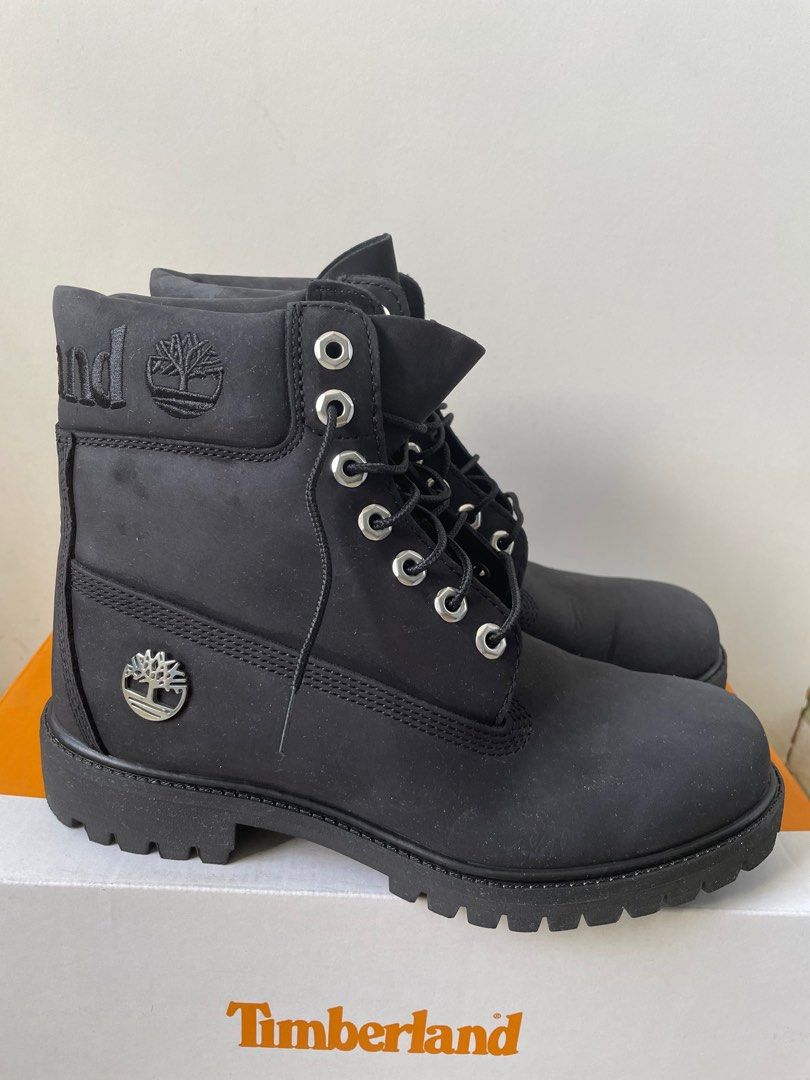 timberland nubuck black