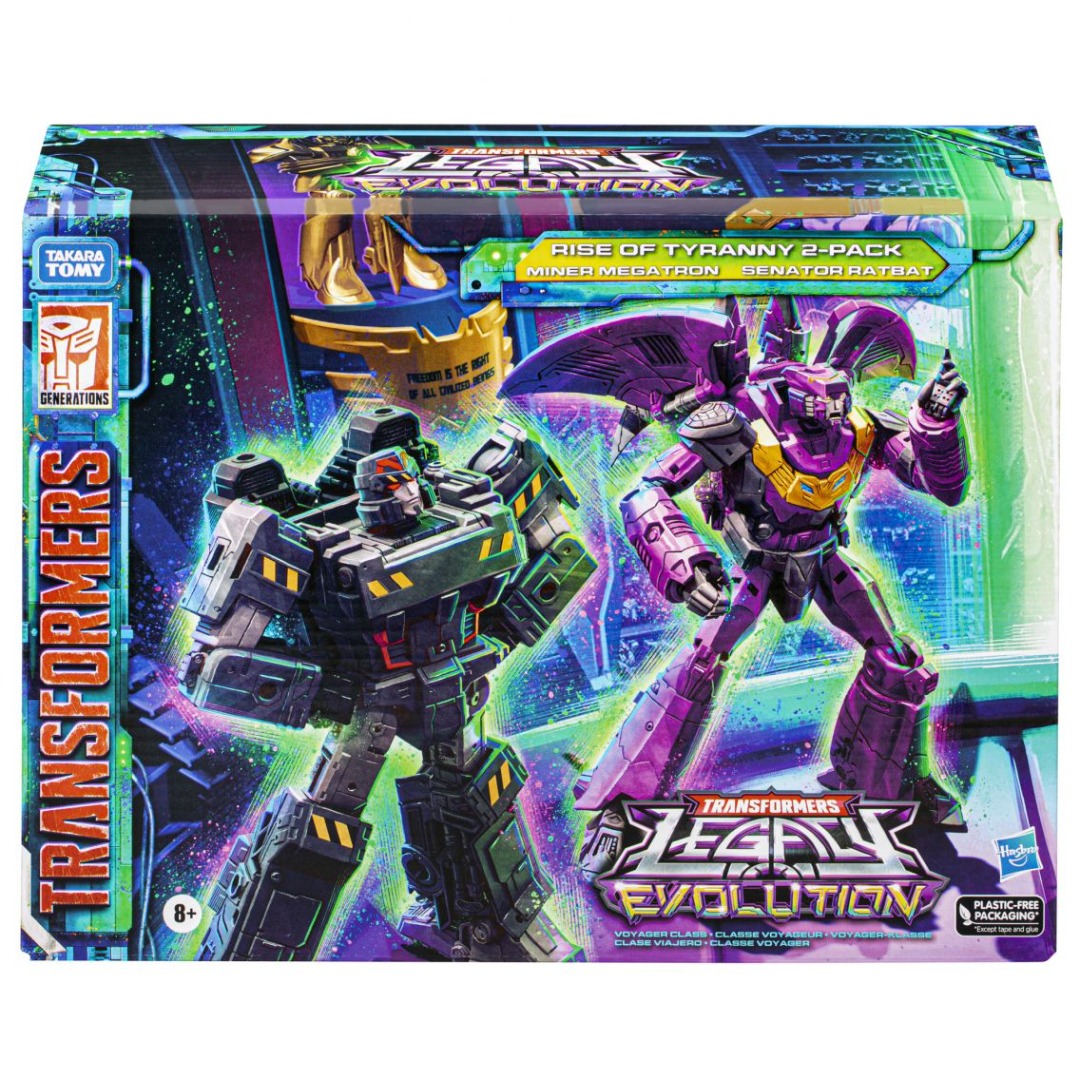 Transformers Legacy: Evolution Rise Of Tyranny 2-pack Voyager Class ...