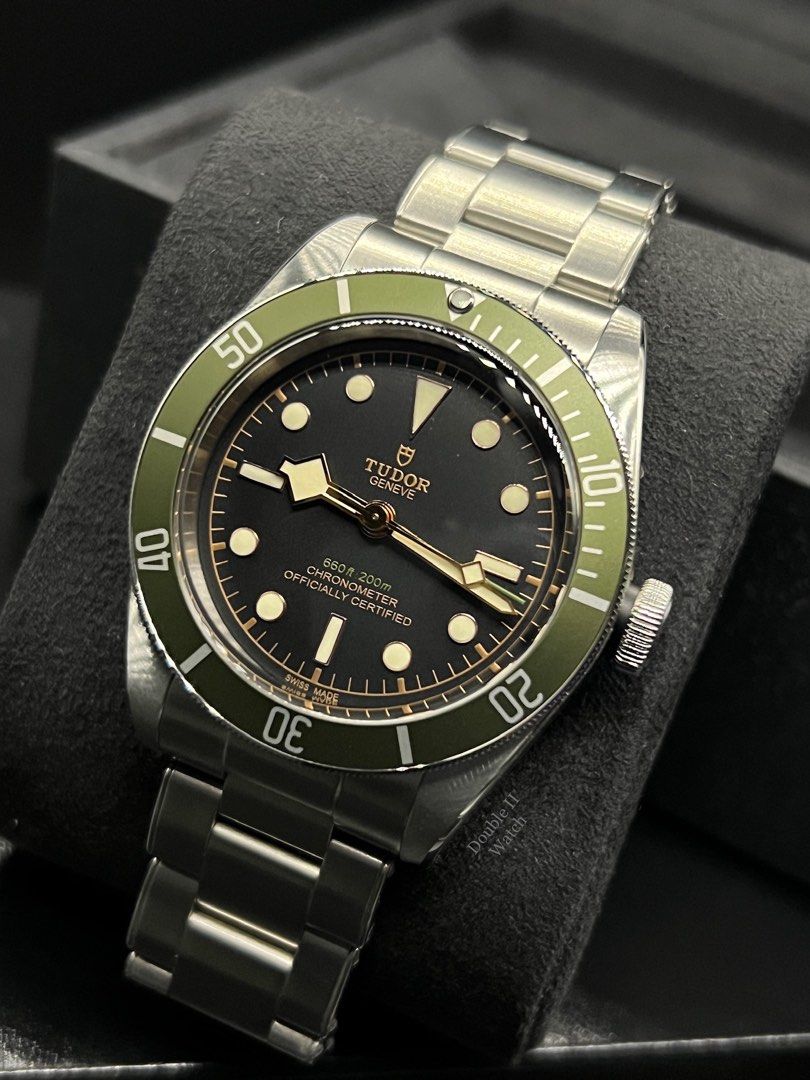 Tudor watch green clearance bezel