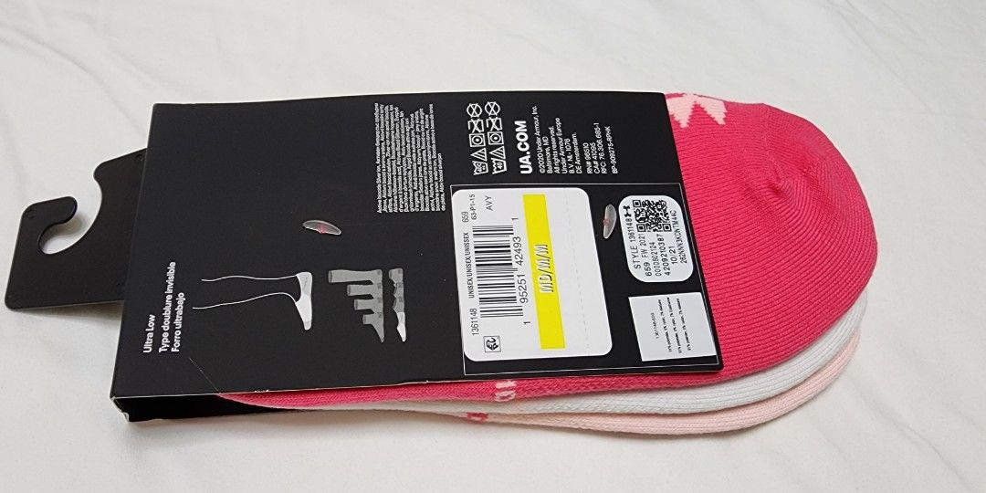Under Armour Ultra low socks, Women's Fashion, Watches & Accessories