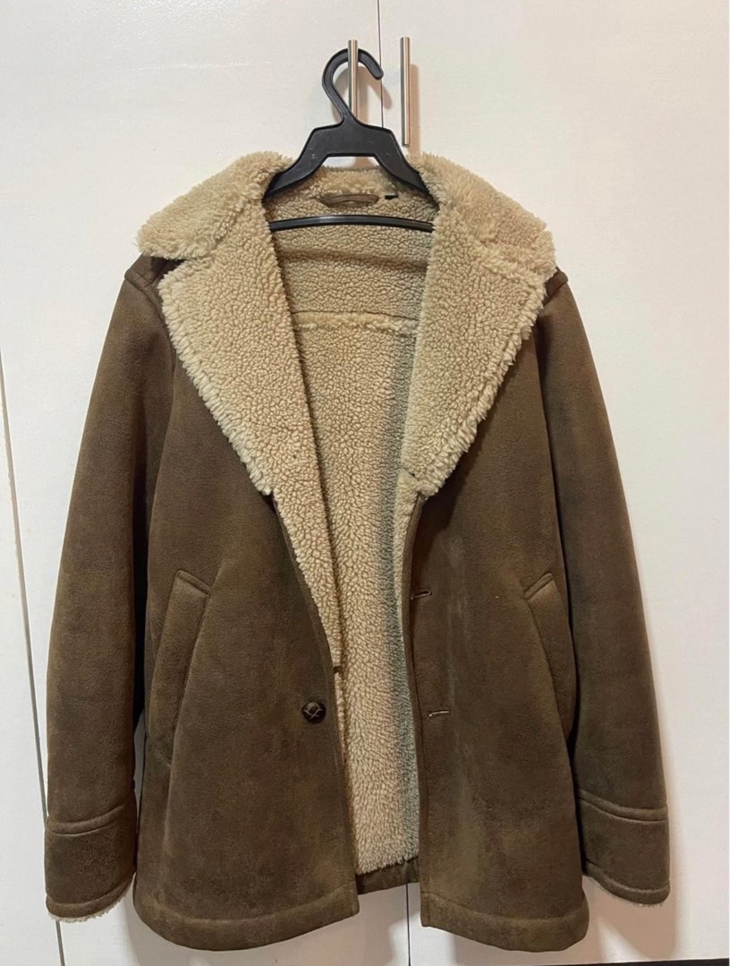 Uniqlo Wool Fleece Jacket Women s Fashion Coats Jackets and