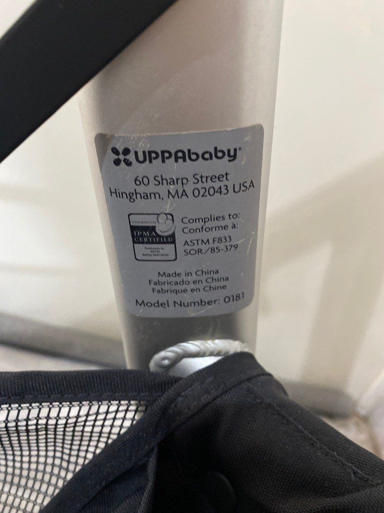 Uppababy cruz deals model 0181