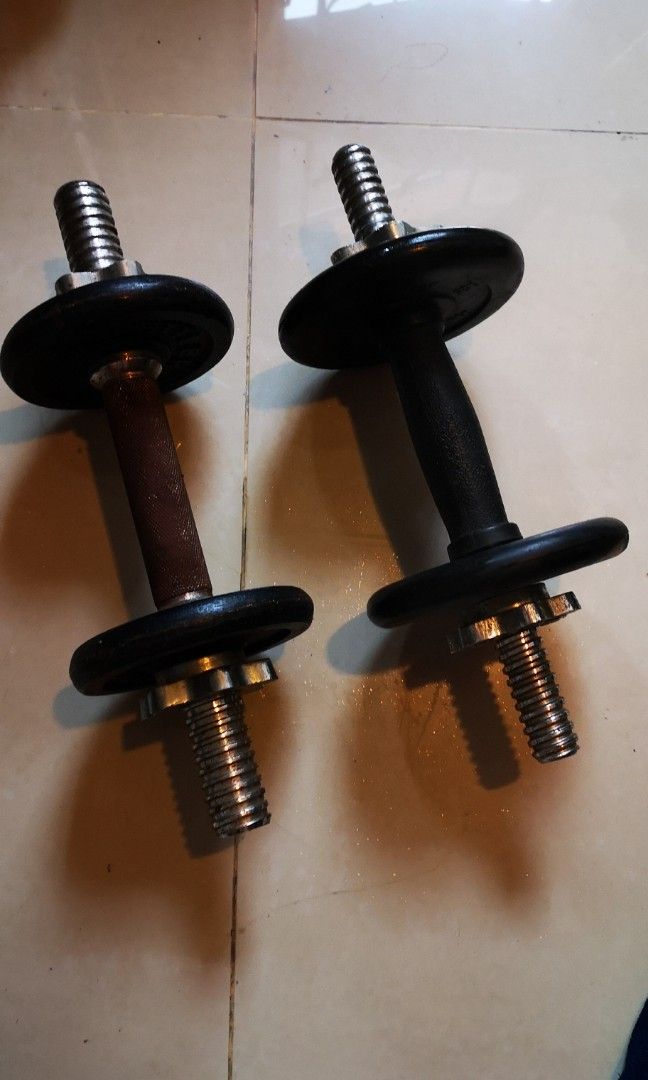 Used Kettler and Maxx cast iron dumbbells 1.25kg Sports