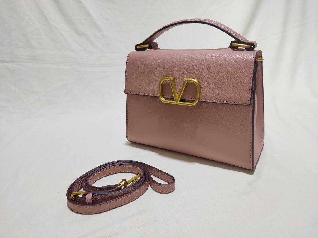 Valentino Garavani Vsling CALFSKIN handbag /Sling bag, Luxury, Bags &  Wallets on Carousell