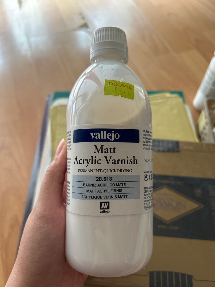 Vallejo: Matt Acrylic Varnish (500ml)