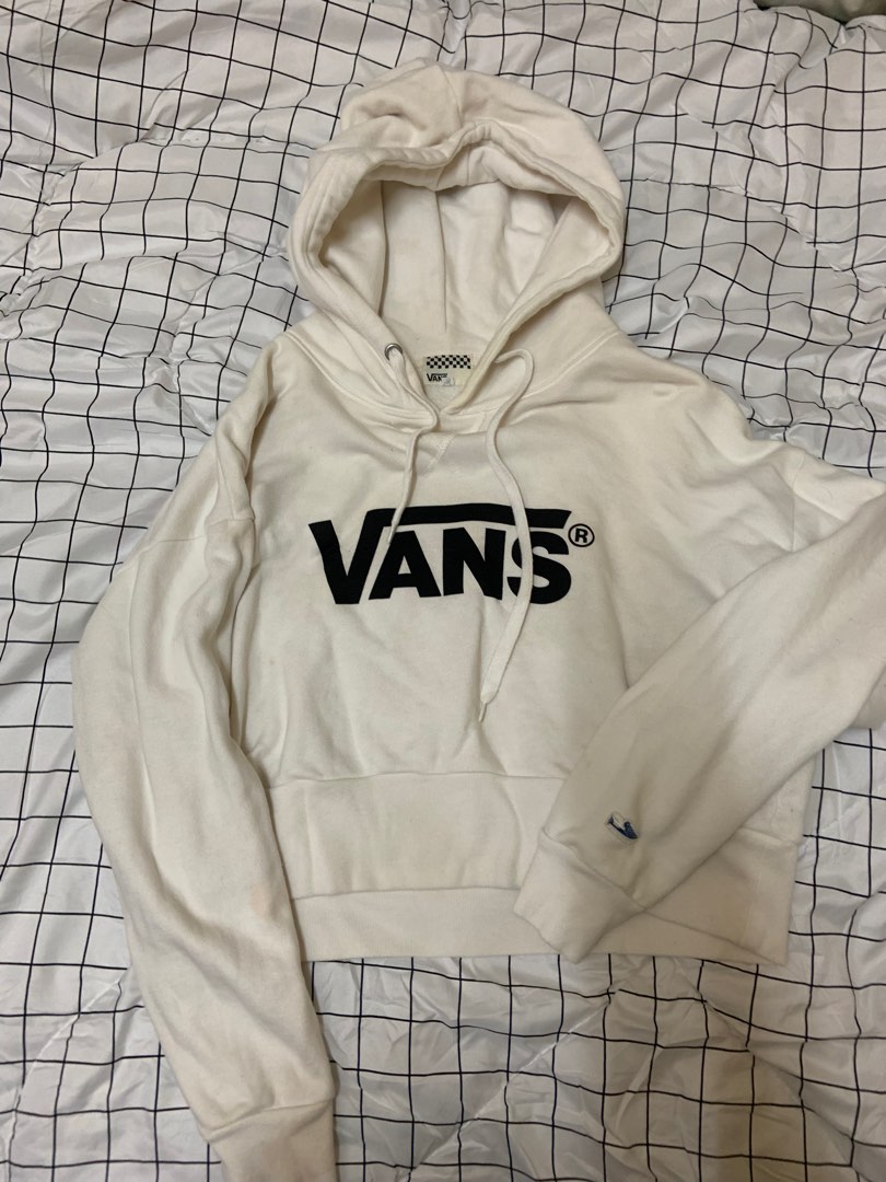 Vans crop top hoodie sales