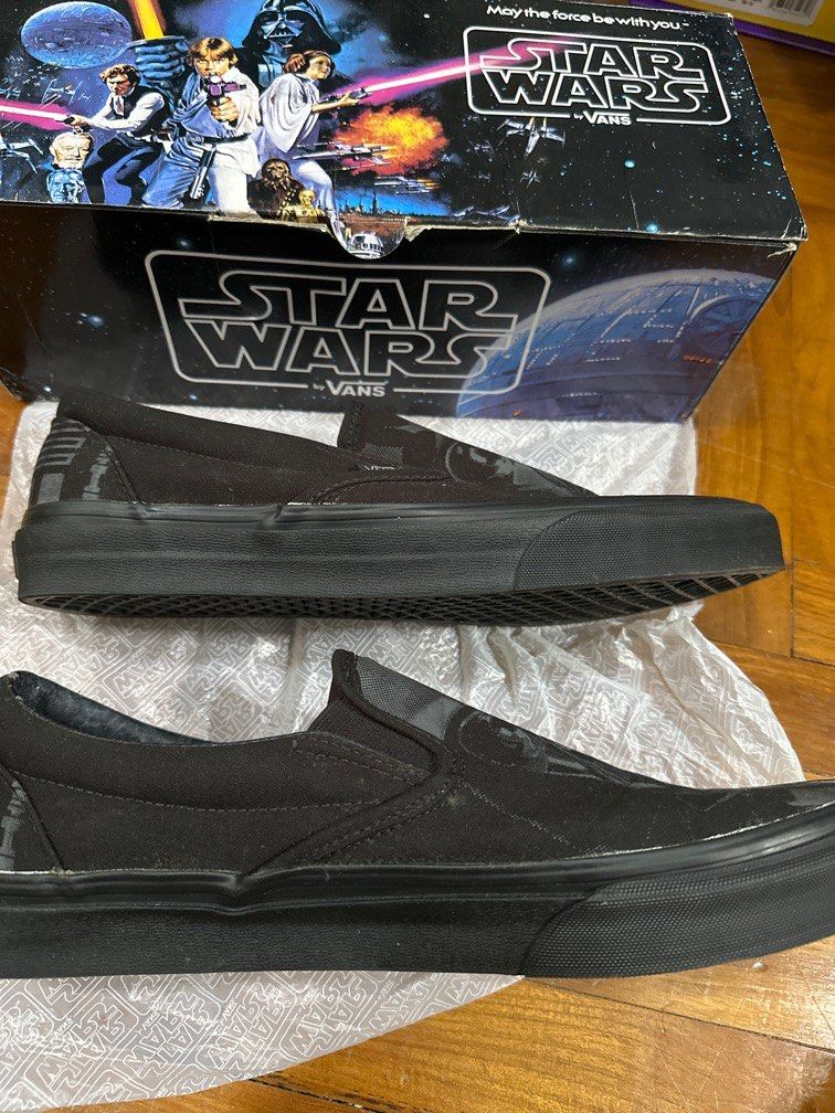 Vans Darth Vader 10.5 Slip On Black Star Wars Darkside, Men's Fashion,  Footwear, Casual shoes on Carousell