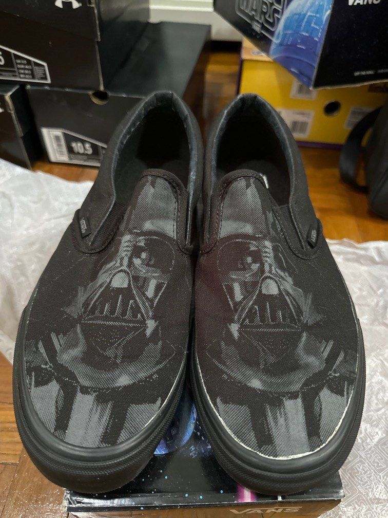 Vans Darth Vader 10.5 Slip On Black Star Wars Darkside, Men's Fashion,  Footwear, Casual shoes on Carousell