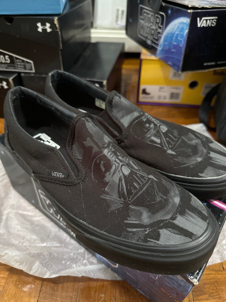 Vans darth vader slip sale on