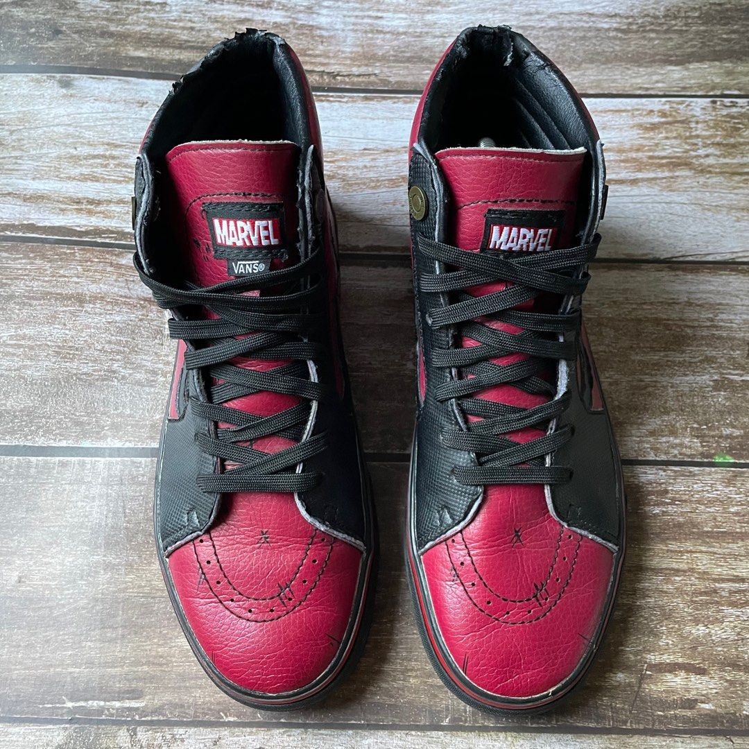 Vans Sk8 Hi x Marvel Deadpool Edition Men s Fashion Footwear