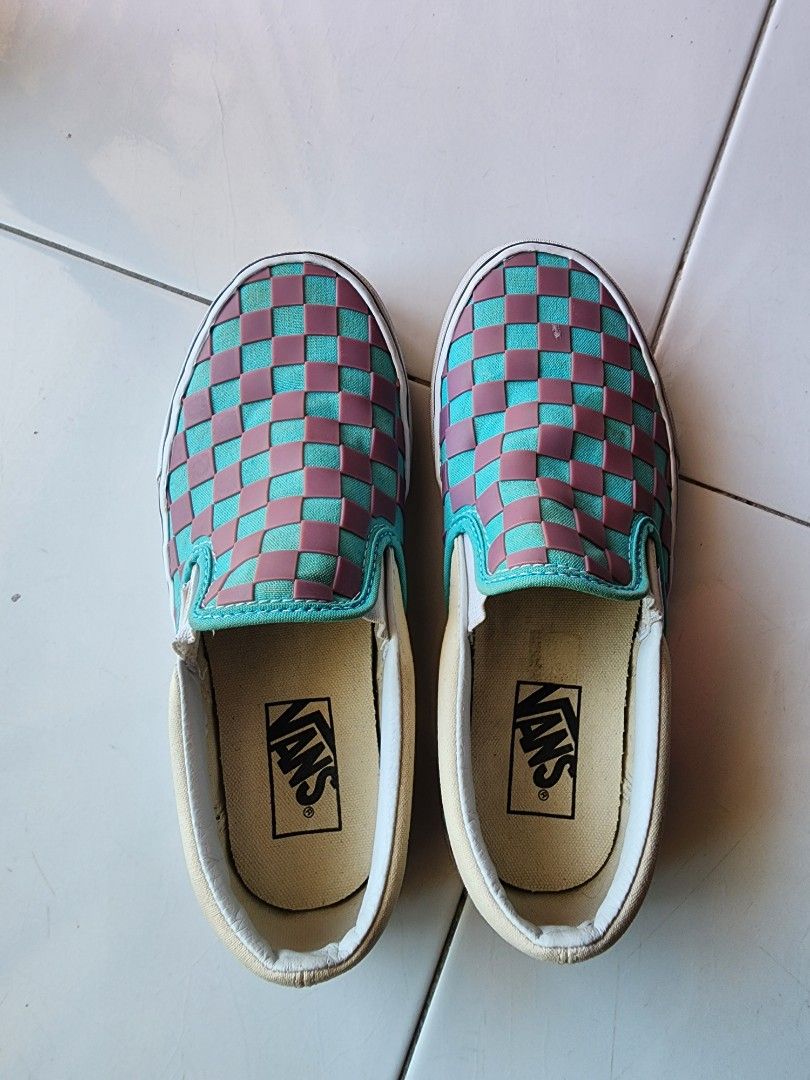 Vans Slip On Checkerboard UK4.5 Women s Fashion Footwear