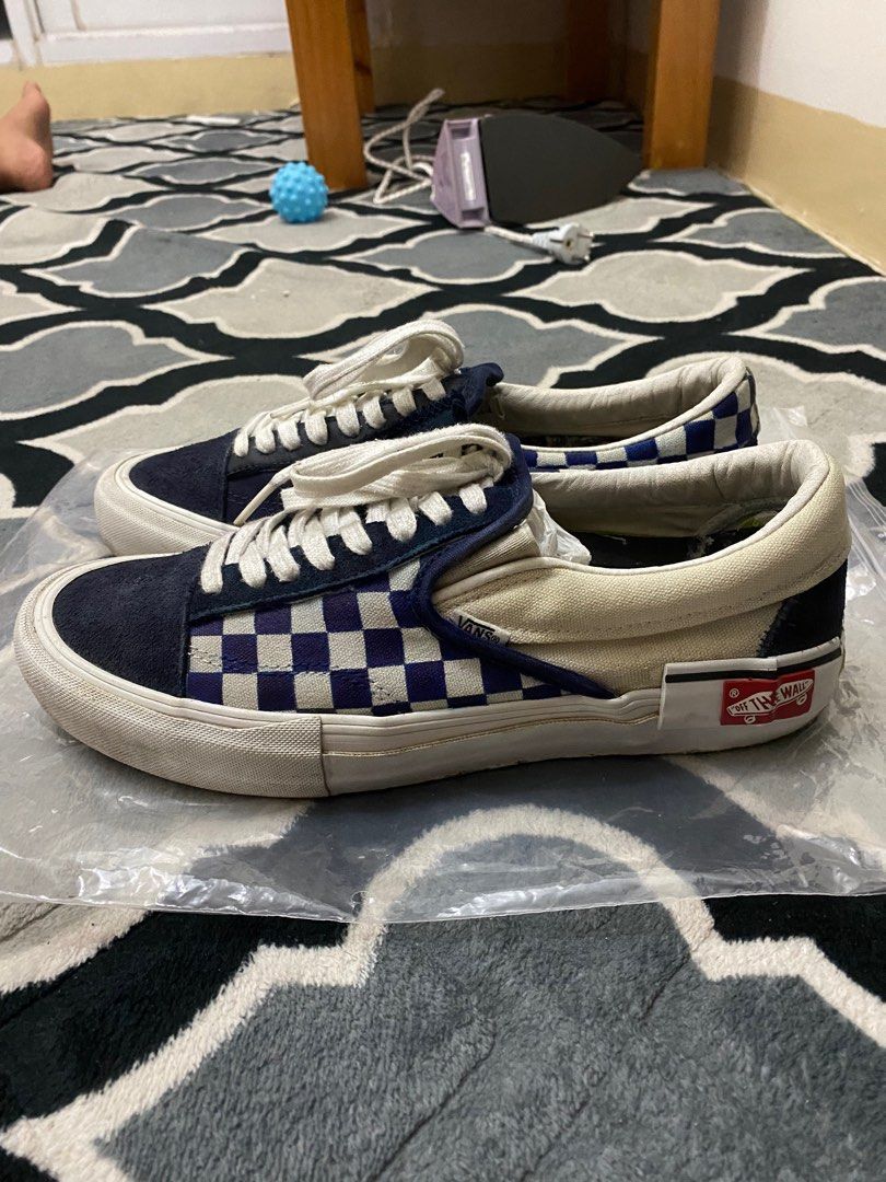 Vans cut sales and paste blue