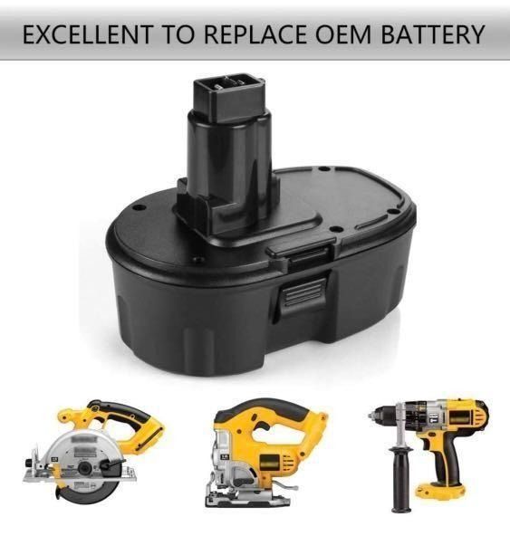 Replacement battery for dewalt 18v drill outlet