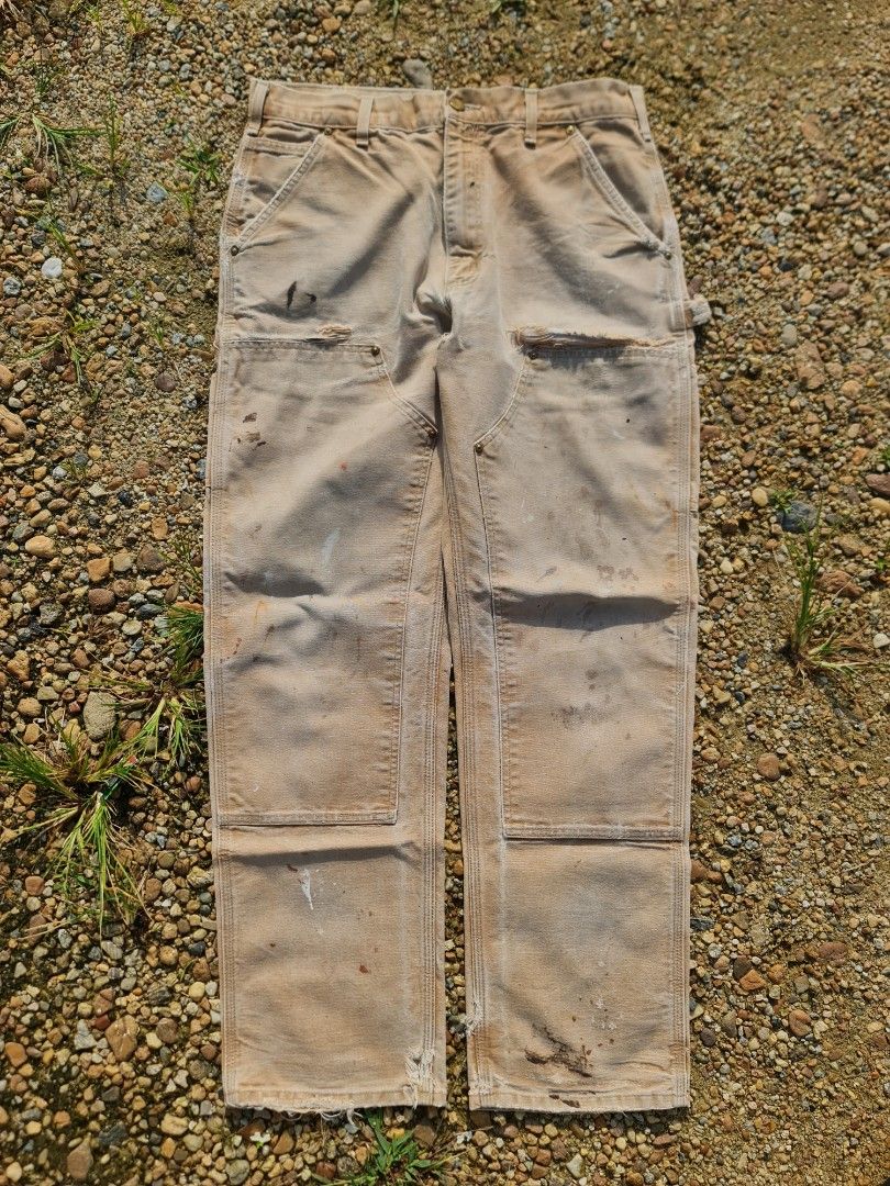 Vintage 1990s Carhartt Double Knee, Men's Fashion, Bottoms, Jeans