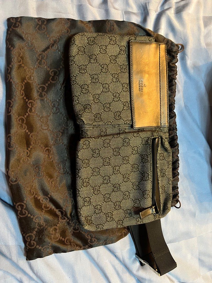 Vintage canvas sales belt bag