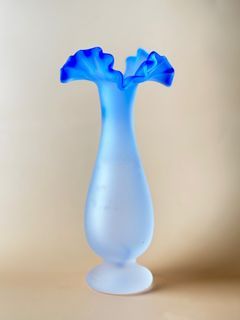 Vintage Kurata Glass Craft Vase
